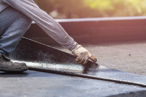 Professional Emergency Waterproofing technician working in Newberry, MI